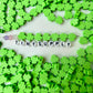 10MM Green Clover Themed Polymer Clay Beads