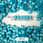 10MM Unique Snowflake, Winter Themed Polymer Clay Beads