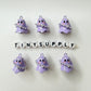 Boo-gie Faux Pearl Ghost Theme Enamel Coated Metal Charms