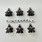 Boo-gie Faux Pearl Ghost Theme Enamel Coated Metal Charms