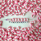 10MM Blue/Pink Rainbow Themed Polymer Clay Beads