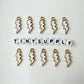 Lightning Bolt Enamel Zinc Alloy Charm (21mm x 7mm, Hole: 2mm)