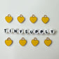 12MM Gold Plated Enamel Heart Charms (Multiple Colors)