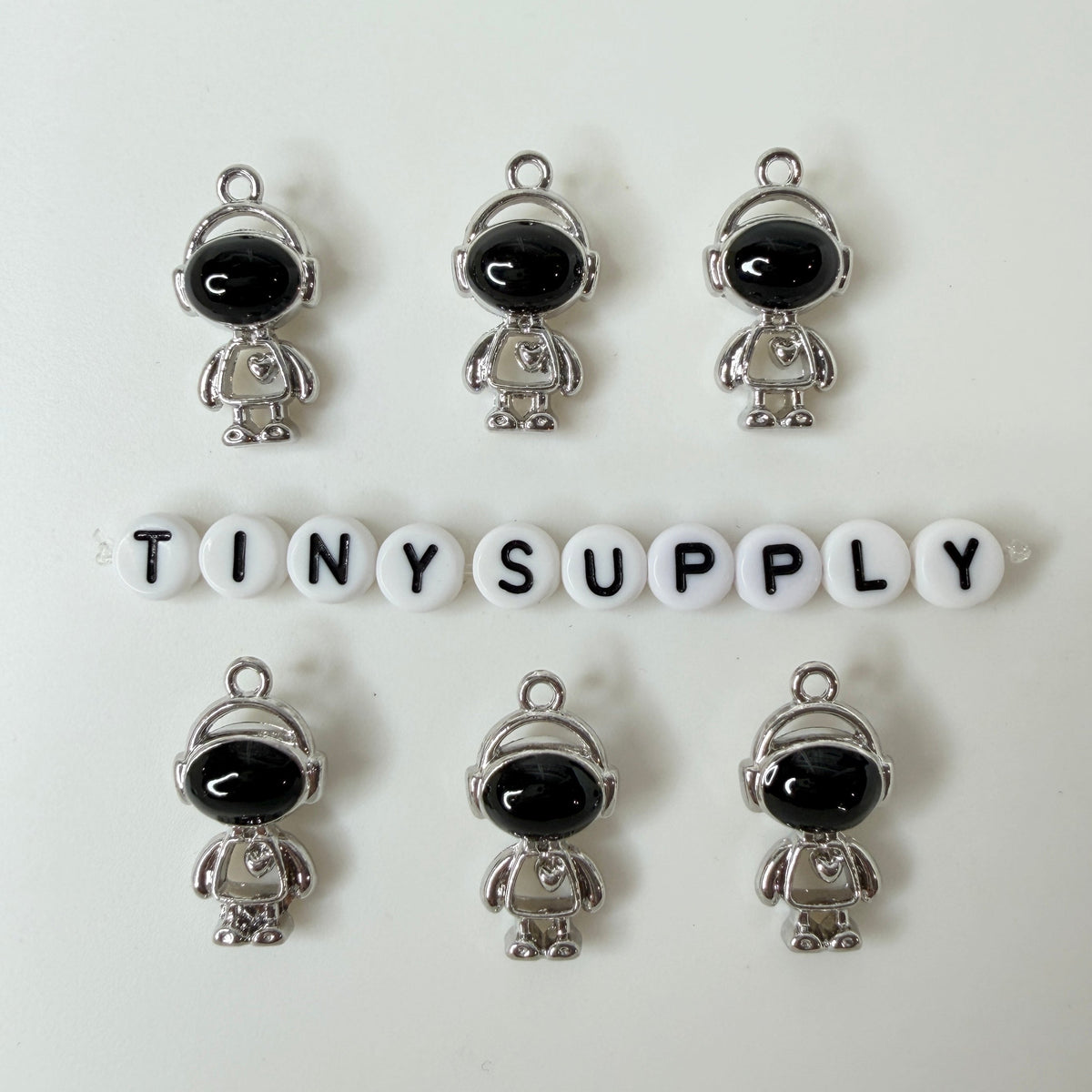 21MM Cute Astronaut Themed Metal Charms