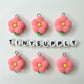 Bunny, Elephant, Flower, Frog, and Duck Charms