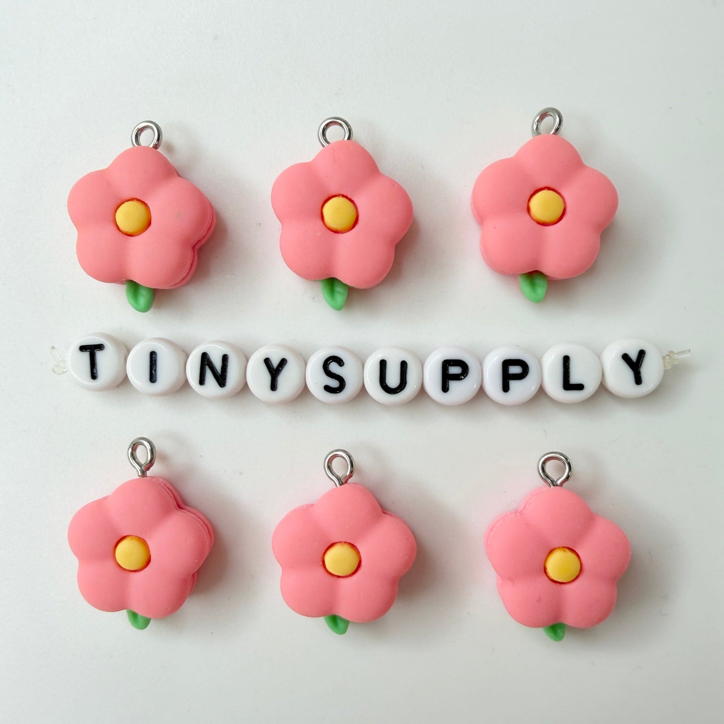 Bunny, Elephant, Flower, Frog, and Duck Charms