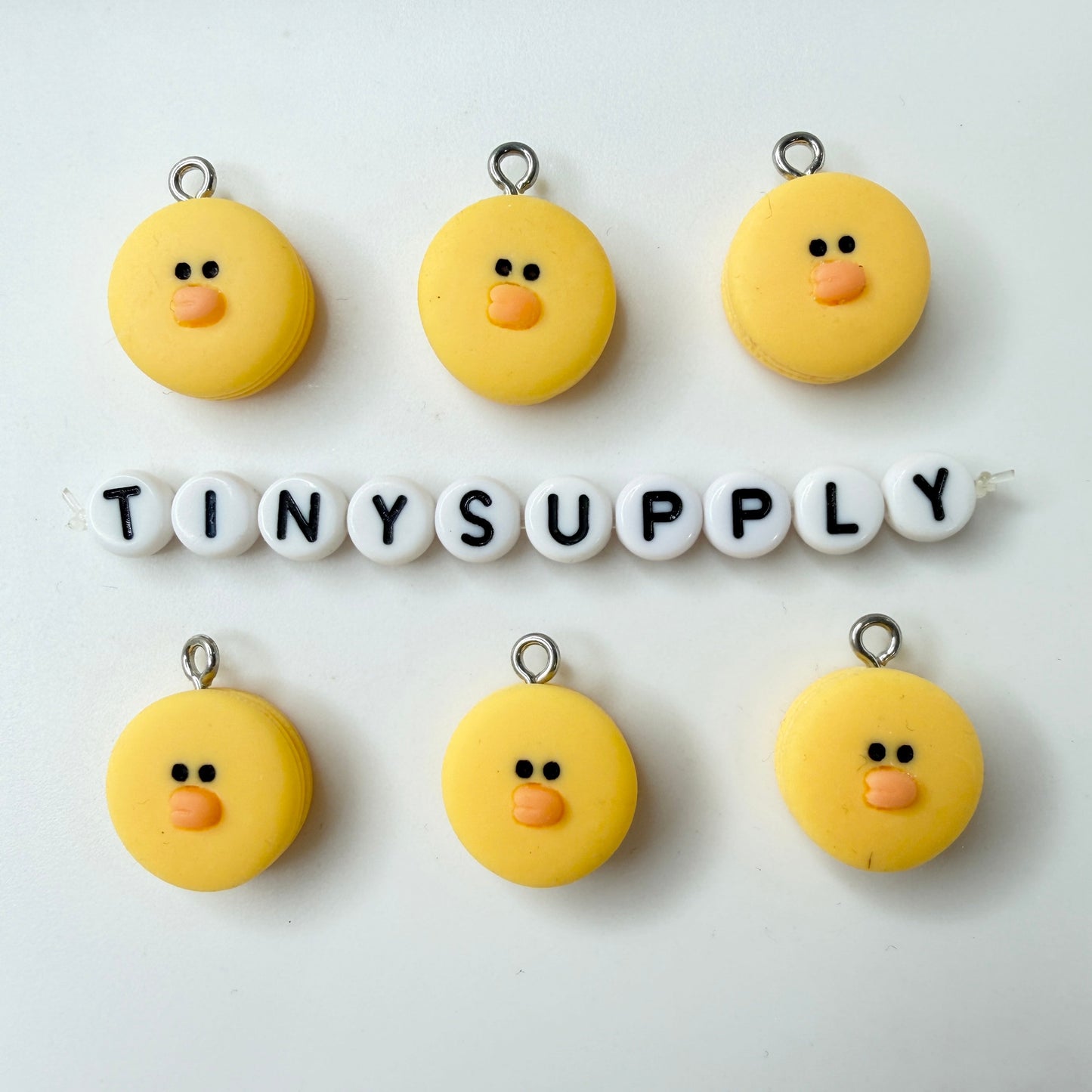 Bunny, Elephant, Flower, Frog, and Duck Charms