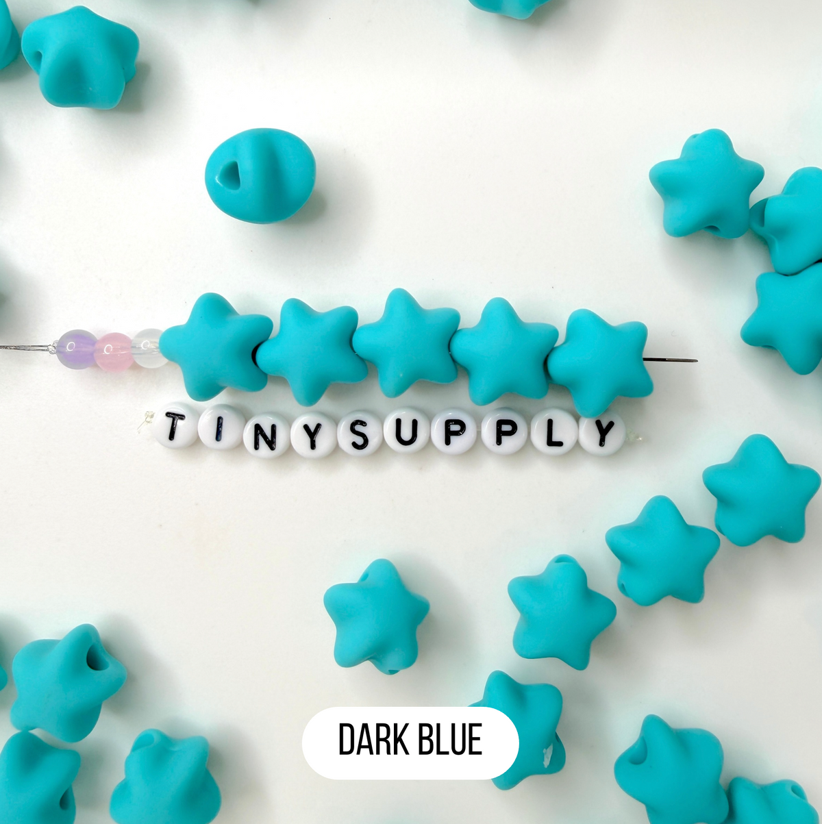 Chunky 14MM Pastel Macaron Puffy Candy Star Acrylic Spacer Beads