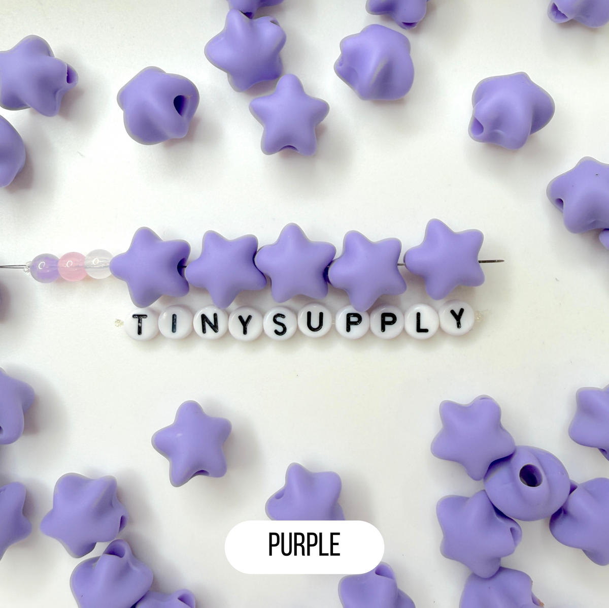 Chunky 14MM Pastel Macaron Puffy Candy Star Acrylic Spacer Beads