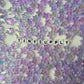 10MM Light Purple AB Transparent Acrylic Star Spacer Beads
