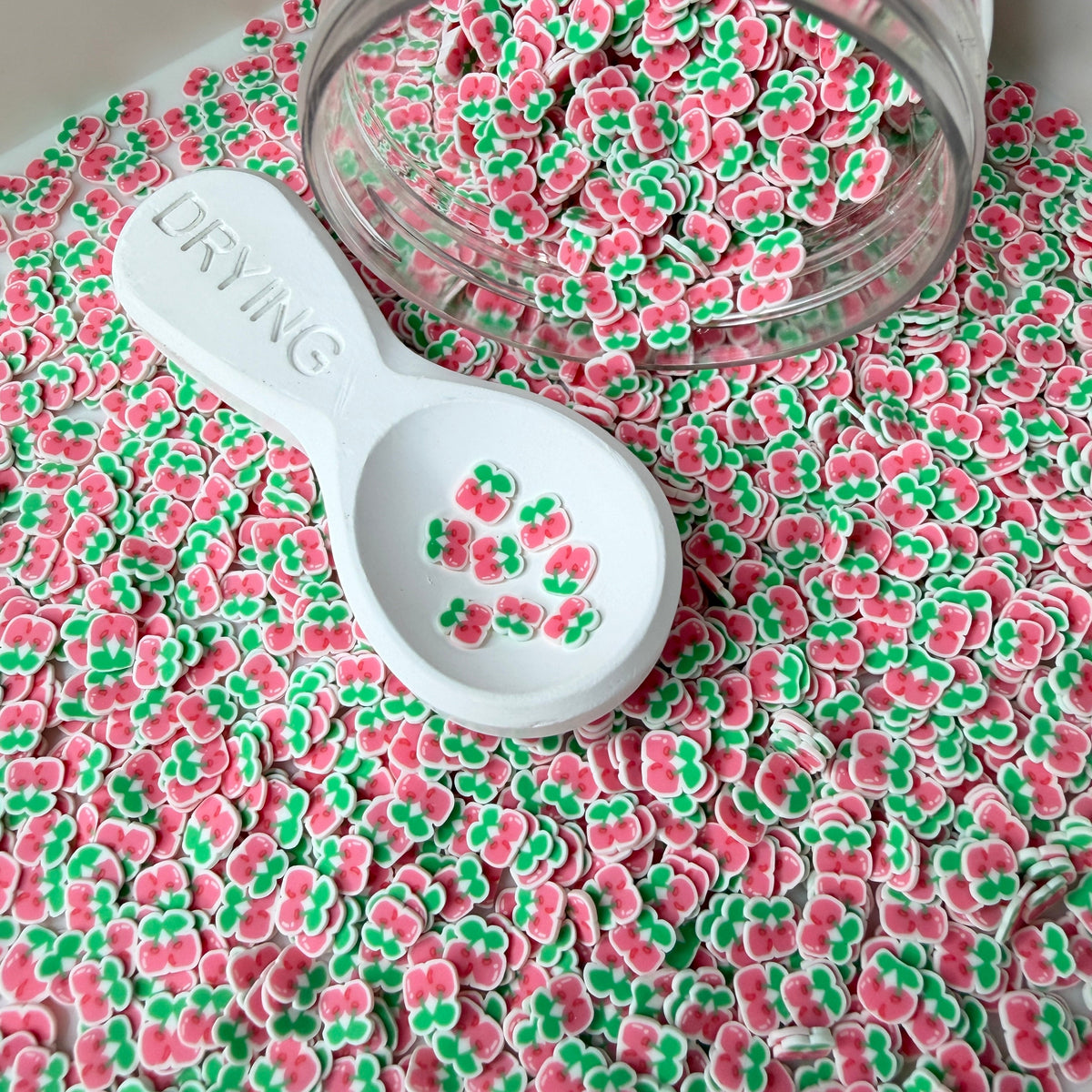 5MM Cartoon Cherry, Fruit Themed Polymer Clay Sprinkle (NOT EDIBLE) D58-33