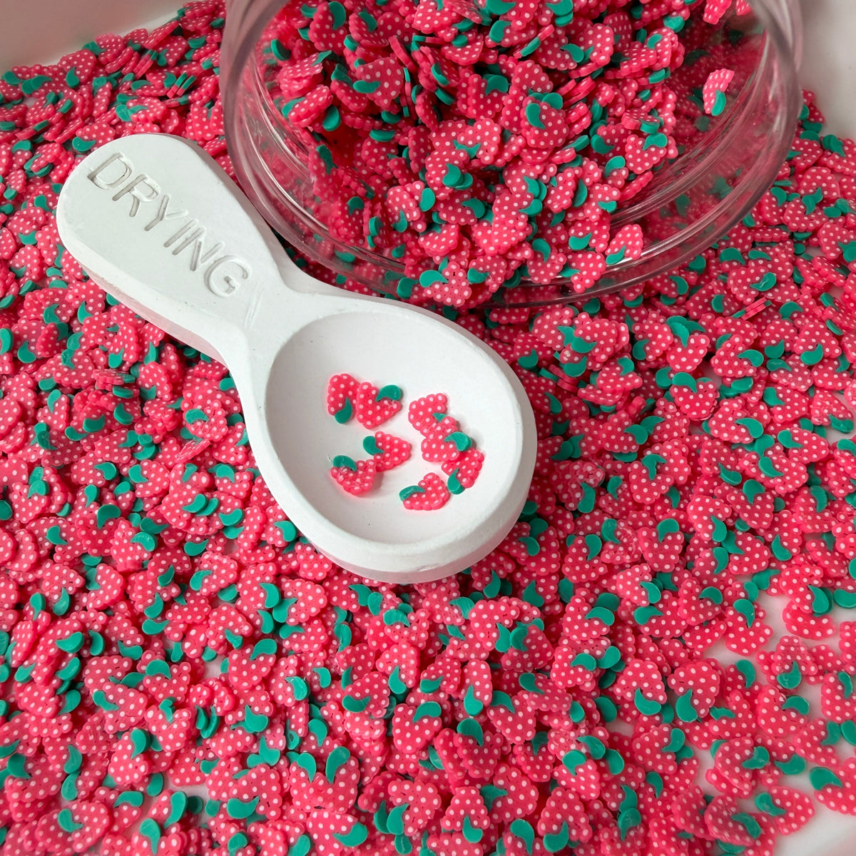 5MM Pink Grapes, Fruit Themed Polymer Clay Sprinkle (NOT EDIBLE) D58-29