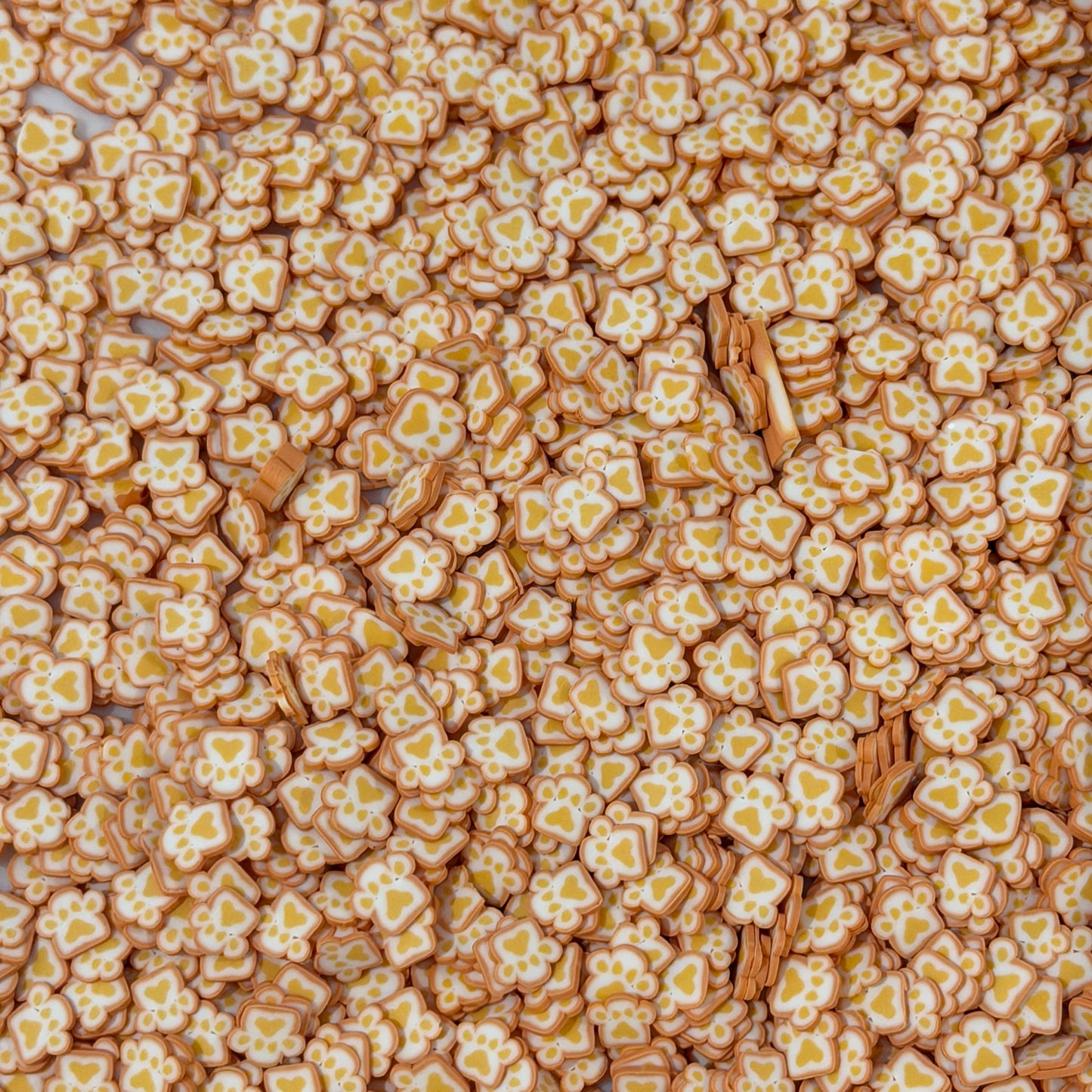 5MM Paw Toast Polymer Clay Sprinkle (NOT EDIBLE) D58-18