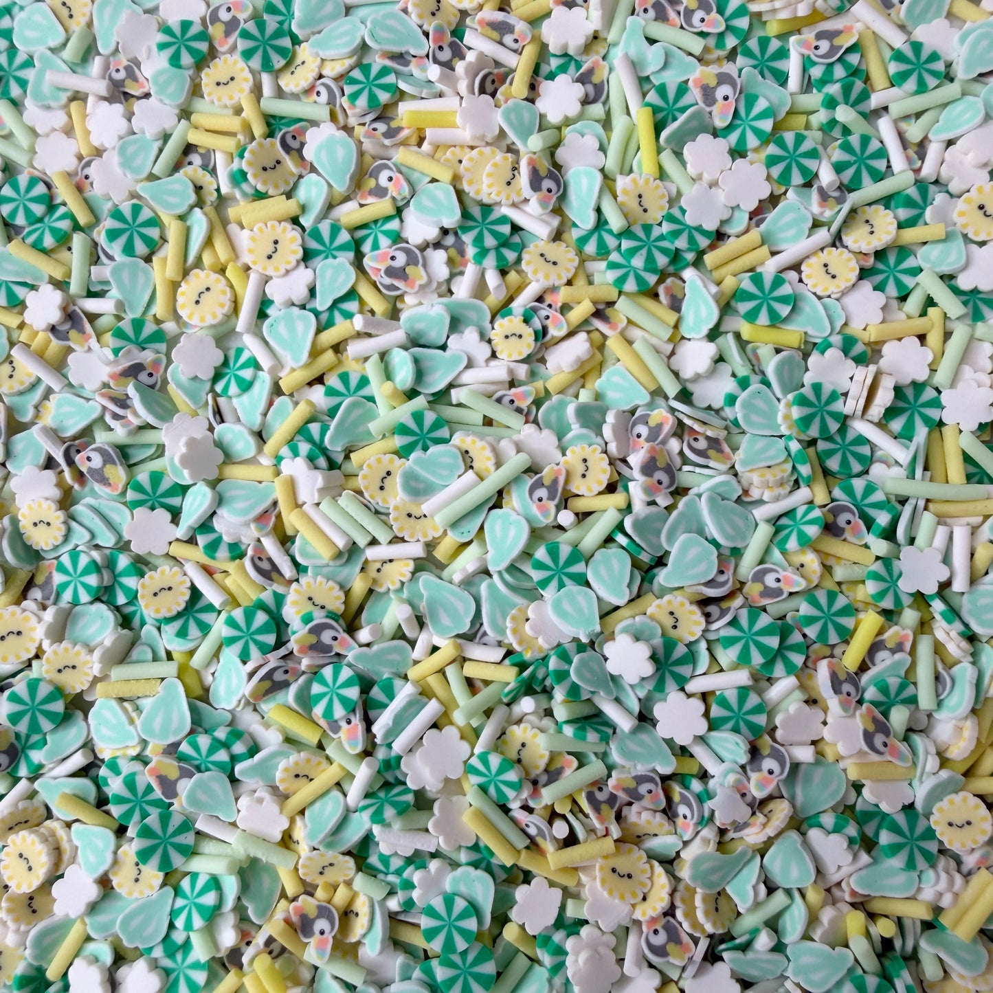 Tropical Toucan Polymer Clay Sprinkle Mix (NOT EDIBLE) D58-15