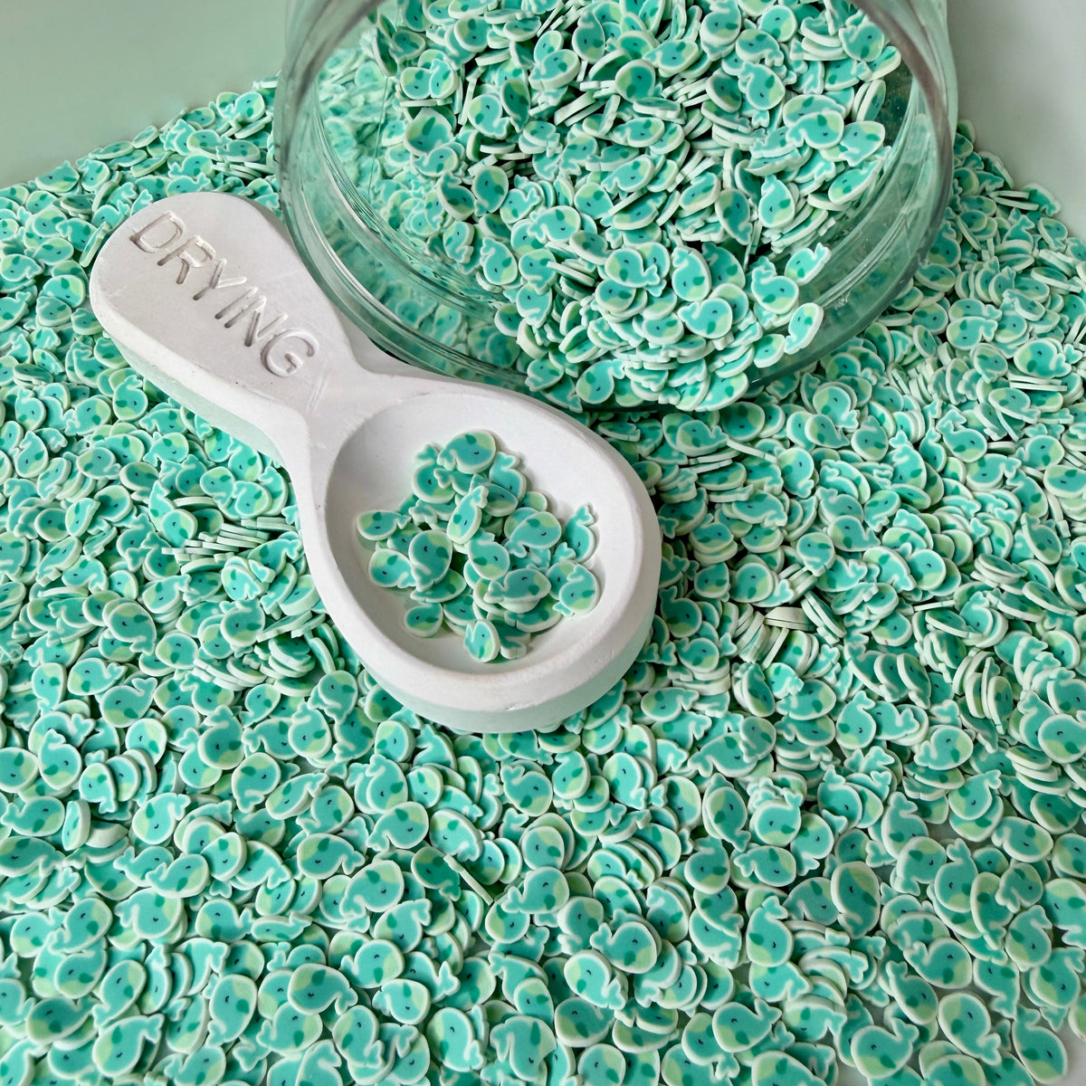 5MM Cartoon Whale, Ocean Themed Polymer Clay Sprinkle (NOT EDIBLE) D58-09