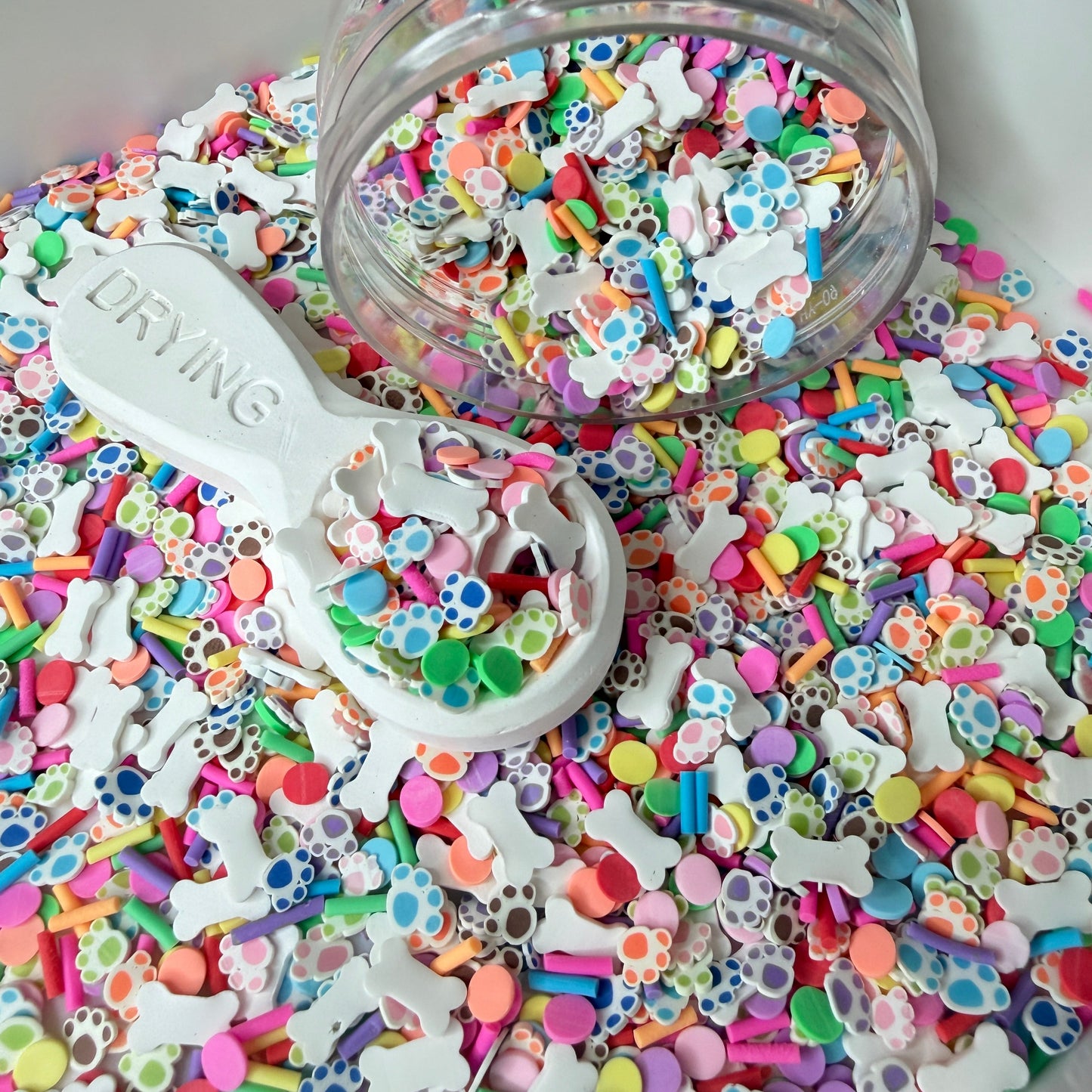 Dog Bone Party Polymer Clay Sprinkle Mix (NOT EDIBLE) D58-05