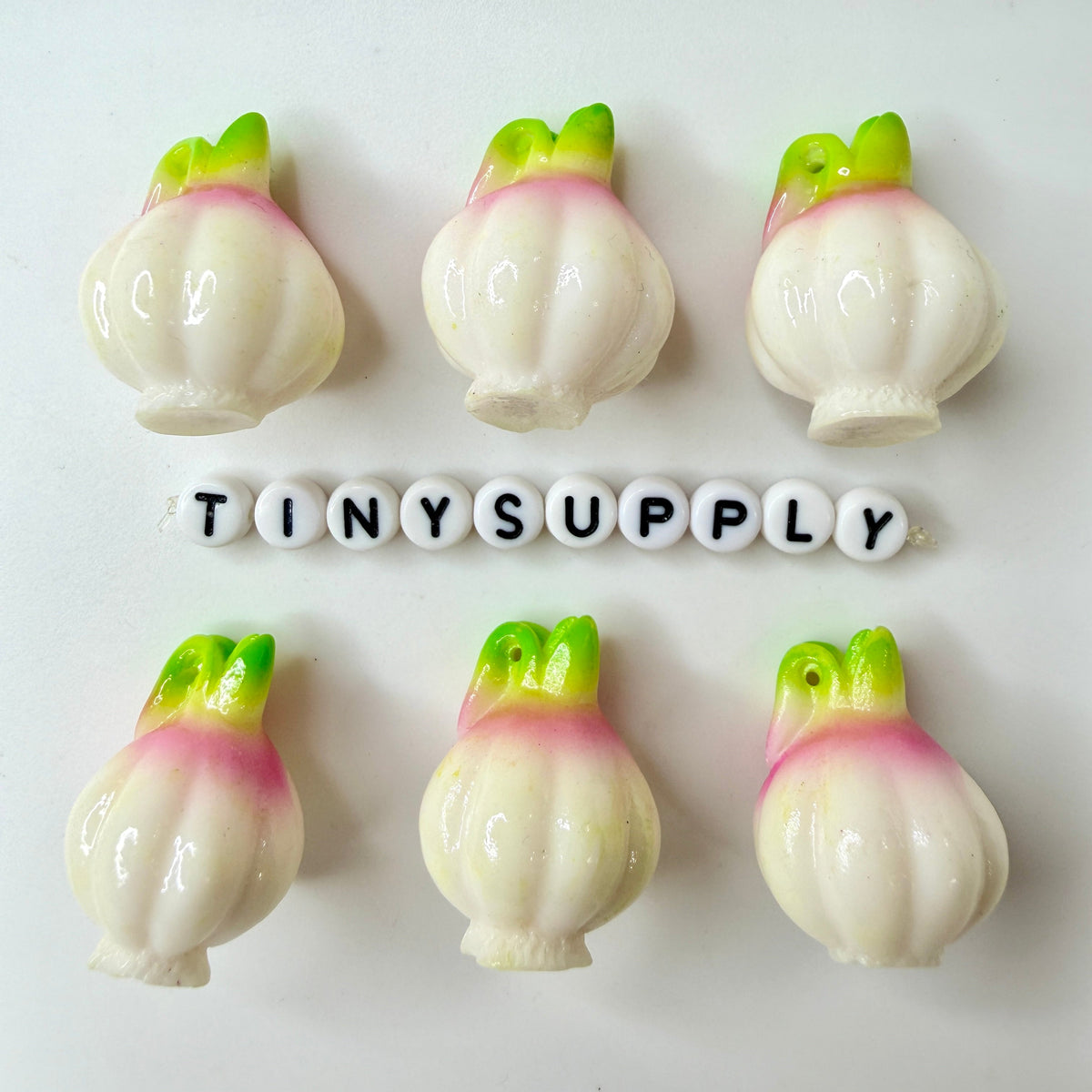 Resin Vegetable Charms, Red Pepper, Yellow Pepper, Garlic, Food Themed Crafts