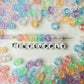 9MM Pastel Translucent Themed Pony Bead Mix