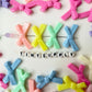 33MM Solid Colored Acrylic Bow Bead