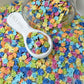 10MM Colorful Chubby Fish Polymer Clay Sprinkle Mix (NOT EDIBLE) D58-34