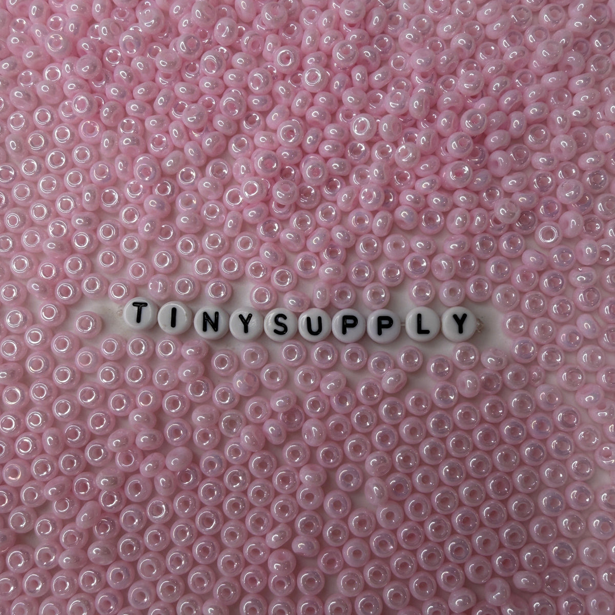 5MM Pearlescent Pastel Pink, Donut Glass Seed Bead (MK323-01)