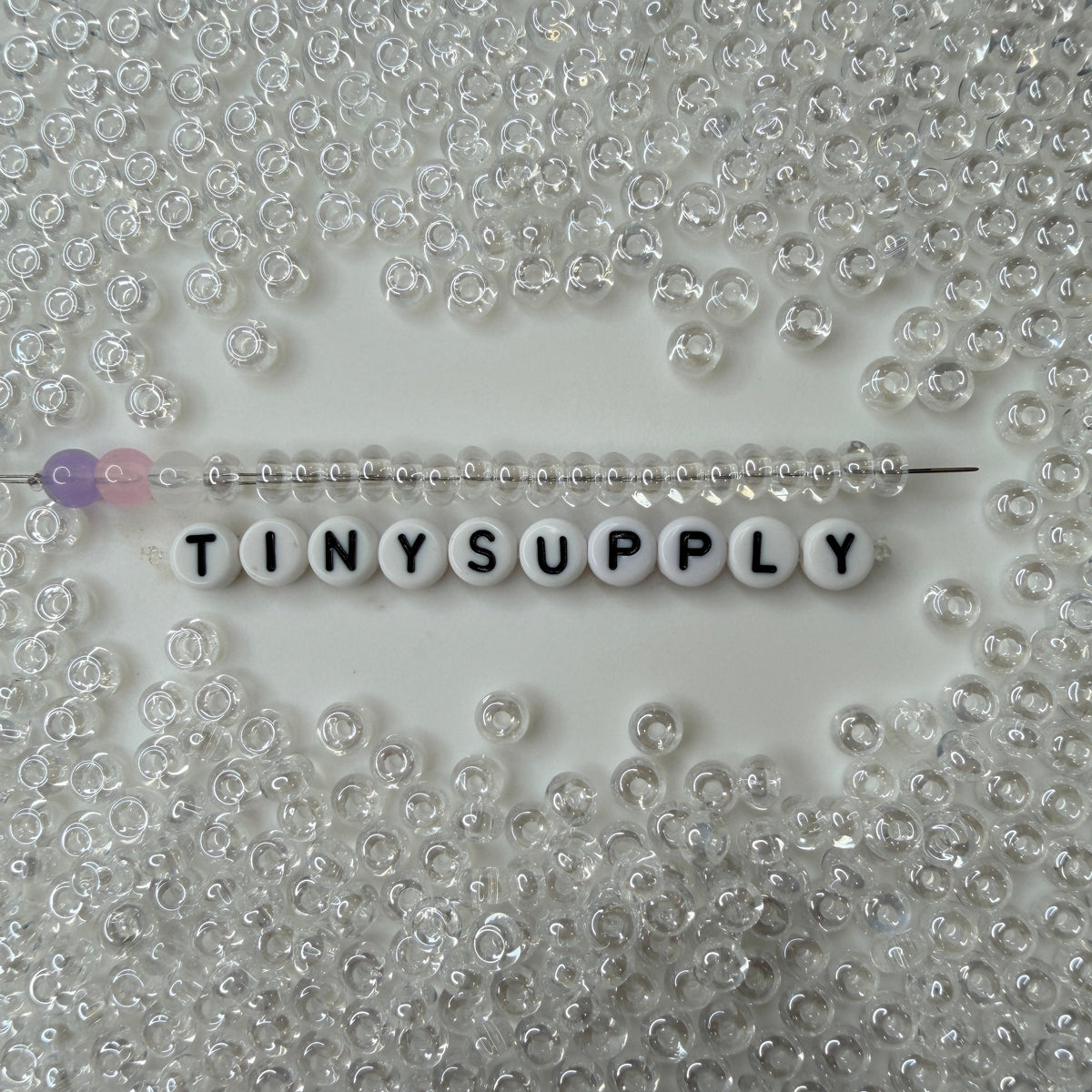 5MM Pearlescent Pastel Off White, Donut Glass Seed Bead (MK323-07)