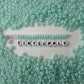 5MM Pearlescent Pastel Aqua, Donut Glass Seed Bead (MK323-08)