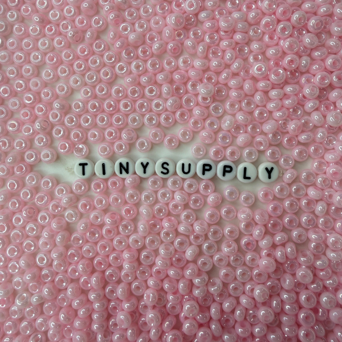 5MM Pearlescent Pastel Bright Pink, Donut Glass Seed Bead (MK323-09)