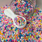 5MM Rainbow Mix Star V2 Polymer Clay Sprinkle Mix (NOT EDIBLE) D55-24