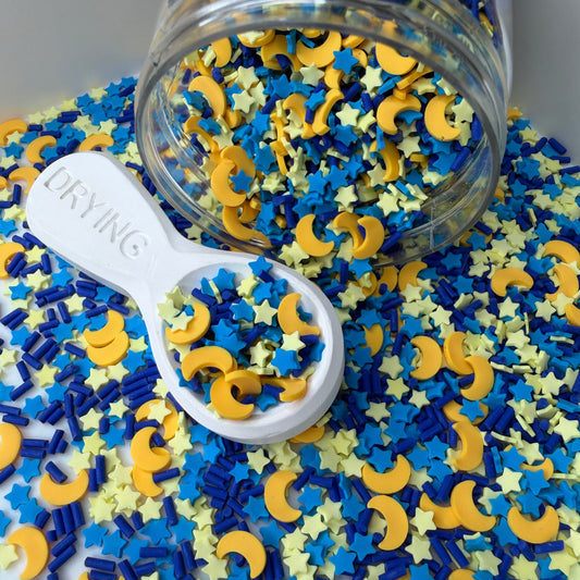 5MM Blue Night Star V2 Polymer Clay Sprinkle Mix (NOT EDIBLE) D55-27