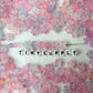 10MM Pink Mix Color Paint Splattered Acrylic Star Beads