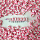 10MM Blue/Pink Rainbow Themed Polymer Clay Beads