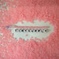 3MM AB Strawberry Pink, Cream Line 8/0 Glass Seed Beads (CR-07) D59-07