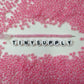 3MM AB Rose Pink, Cream Line 8/0 Glass Seed Beads (CR-08) D59-08