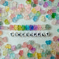 10MM Mixed Color Matte Acrylic Butterfly Beads