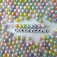 6mm/8mm/10mm/12mm Pearlescent Pastel Macaron Acrylic Beads