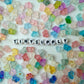 10MM Mixed Color Matte Acrylic Butterfly Beads