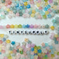 7MM Mixed Color Matte Acrylic Crown Beads