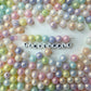 6mm/8mm/10mm/12mm Pearlescent Pastel Macaron Acrylic Beads