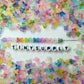 6MM Mixed Color Matte Acrylic Pointy Butterfly Beads