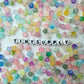 6MM Mixed Color Matte Acrylic Plum Blossom Flower Beads