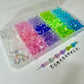 Heart, Round and Letter Bead Set (800 beads/box)