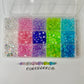 Heart, Round and Letter Bead Set (800 beads/box)