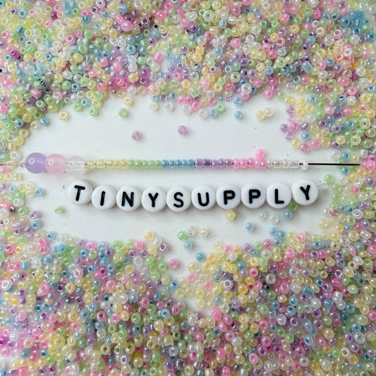 2MM Pastel Macaron Glass Seed Beads (R006-2MM)