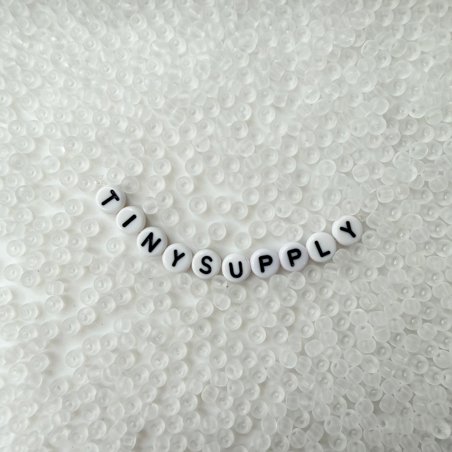 4MM Frosted White Seed Beads (T007-12A)