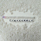 6MM Luster Peanut Shaped Seed Beads-White (K010-4D)