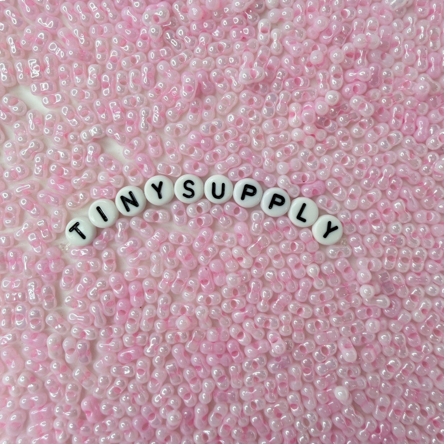 6MM Luster Peanut Shaped Seed Beads-Pink (K010-4G)