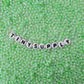 6MM Luster Peanut Shaped Seed Beads-Green (K010-4C)