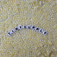 6MM Luster Peanut Shaped Seed Beads-Yellow (K010-4H)