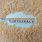 6MM Luster Peanut Shaped Seed Beads-Orange (K010-4F)